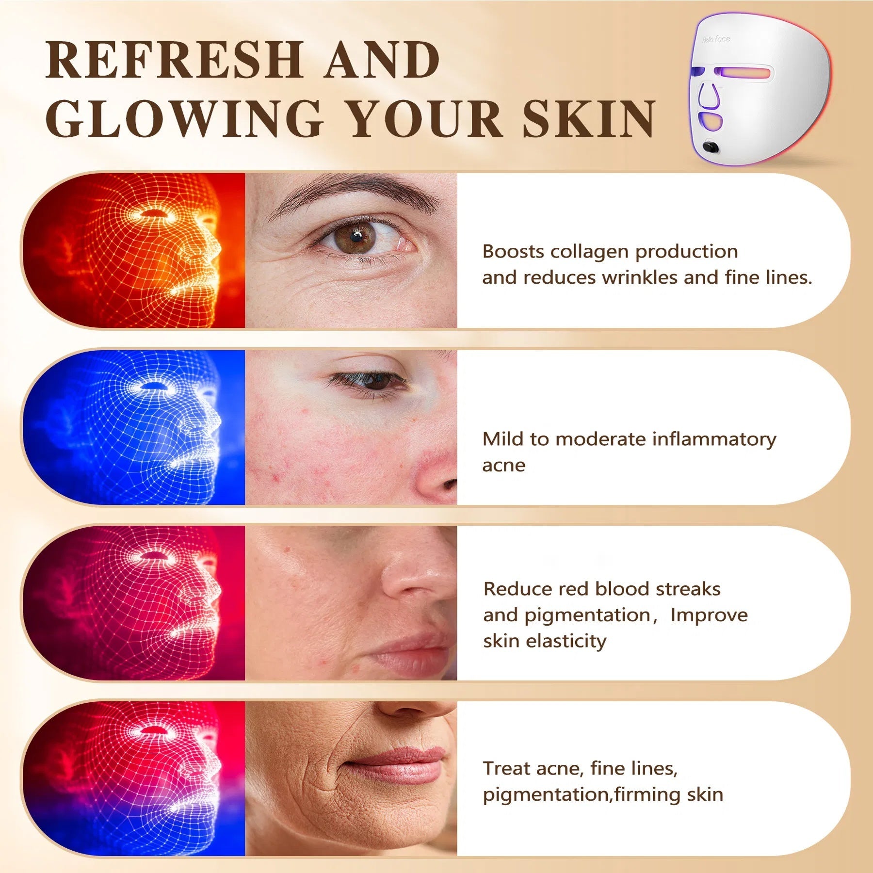 LUMENA Red Light Mask